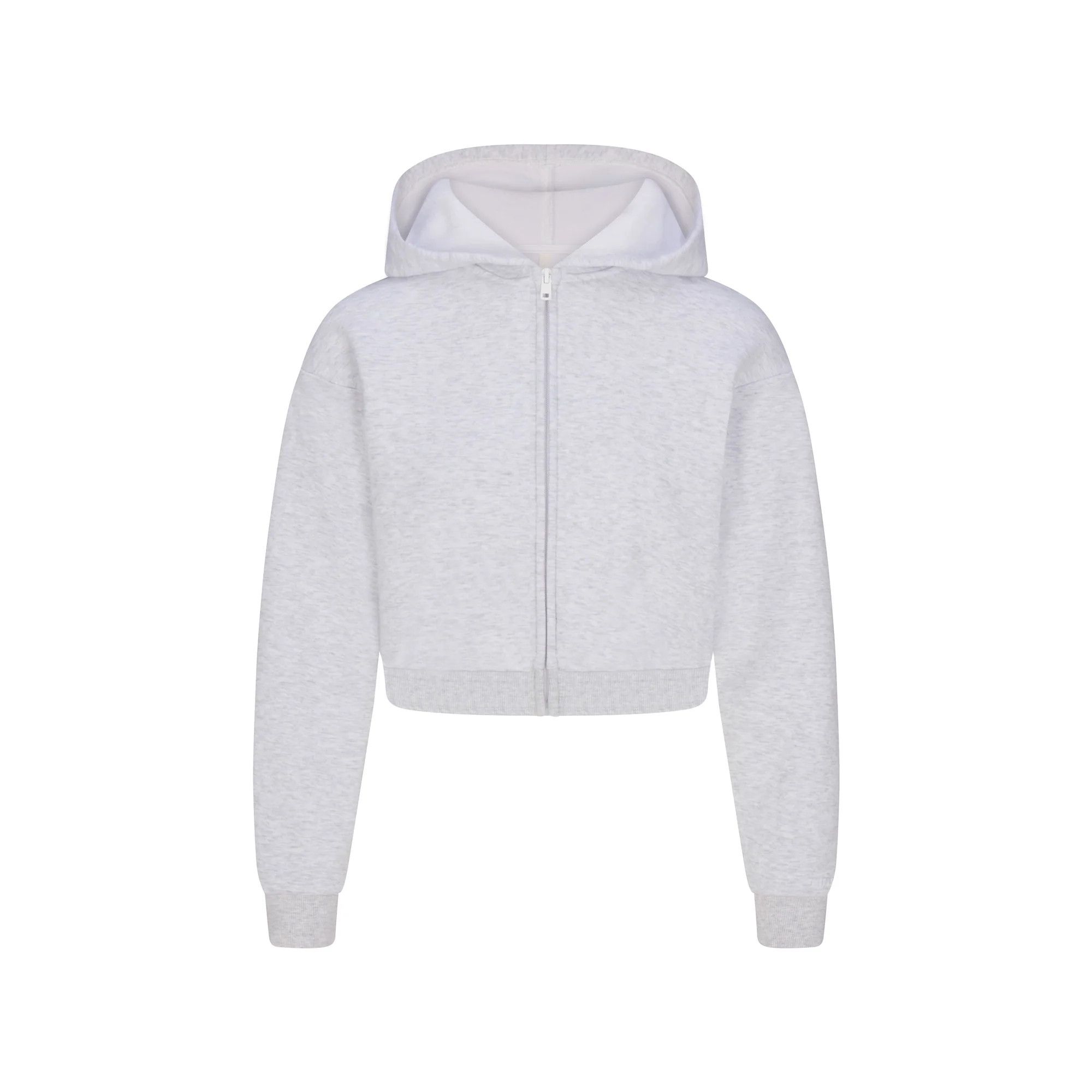 SHRUNKEN ZIP UP HOODIE | SKIMS (US)