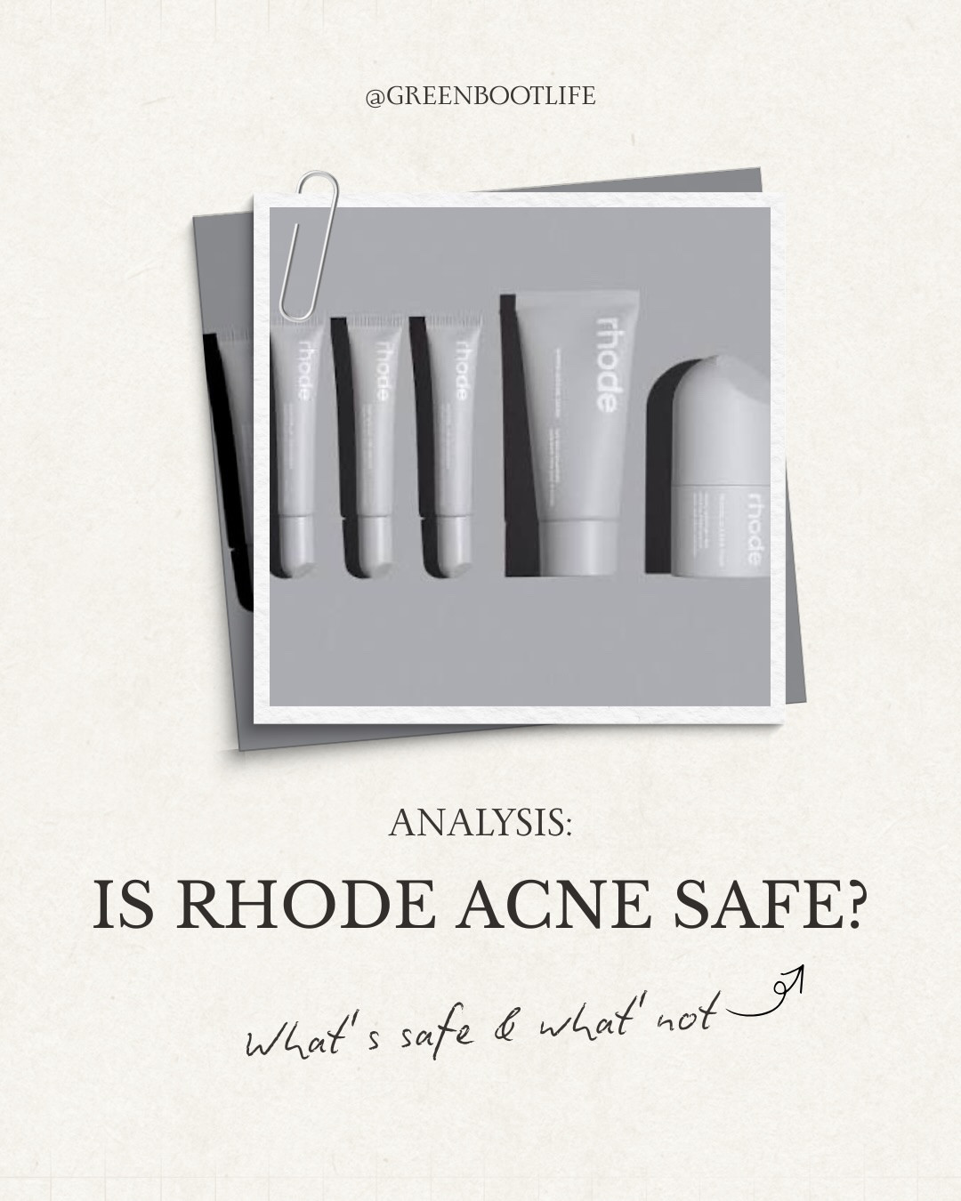 I scanned every #rhodeskin product for pore cloggers, so you don’t have to!

In this new series, I’ll be looking at popular skincare brands and going through every product ingredient list to check for potential pore cloggers. This, however, is not a series in which I tell you about my personal experience with the products, this is merely ingredient focused.

What brand should I analyze next?

#acnesafeskincare #porecloggingingredients #acne #acnesafe