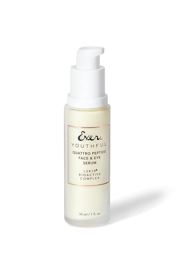 EVER Travel Youthful Quattro Peptide Face & Eye Serum with LSR10 — Portable Size for On-the-Go ... | Amazon (US)