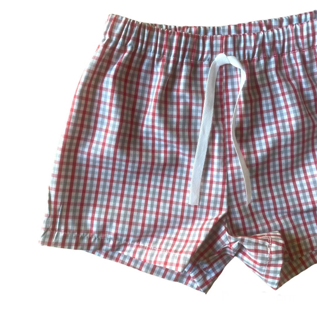Tri-check shorts for children / Short length | Etsy (US)