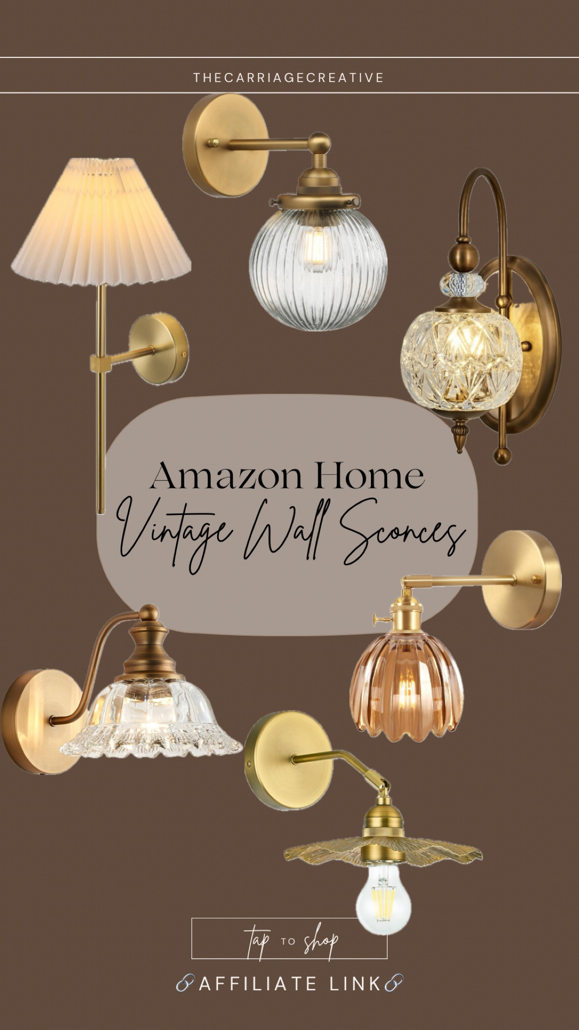 AMAZON HOME || Vintage Wall Sconces

#LTKhome #LTKsalealert