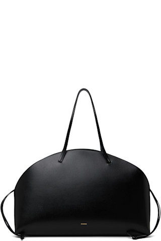Black Curve Shoulder Large Bag | SSENSE