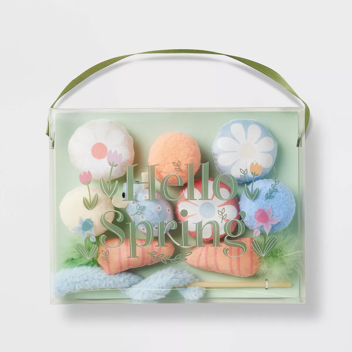 Spring Gift Box Cat Plush Ball Toy Set - 10pk - Boots & Barkley™ | Target