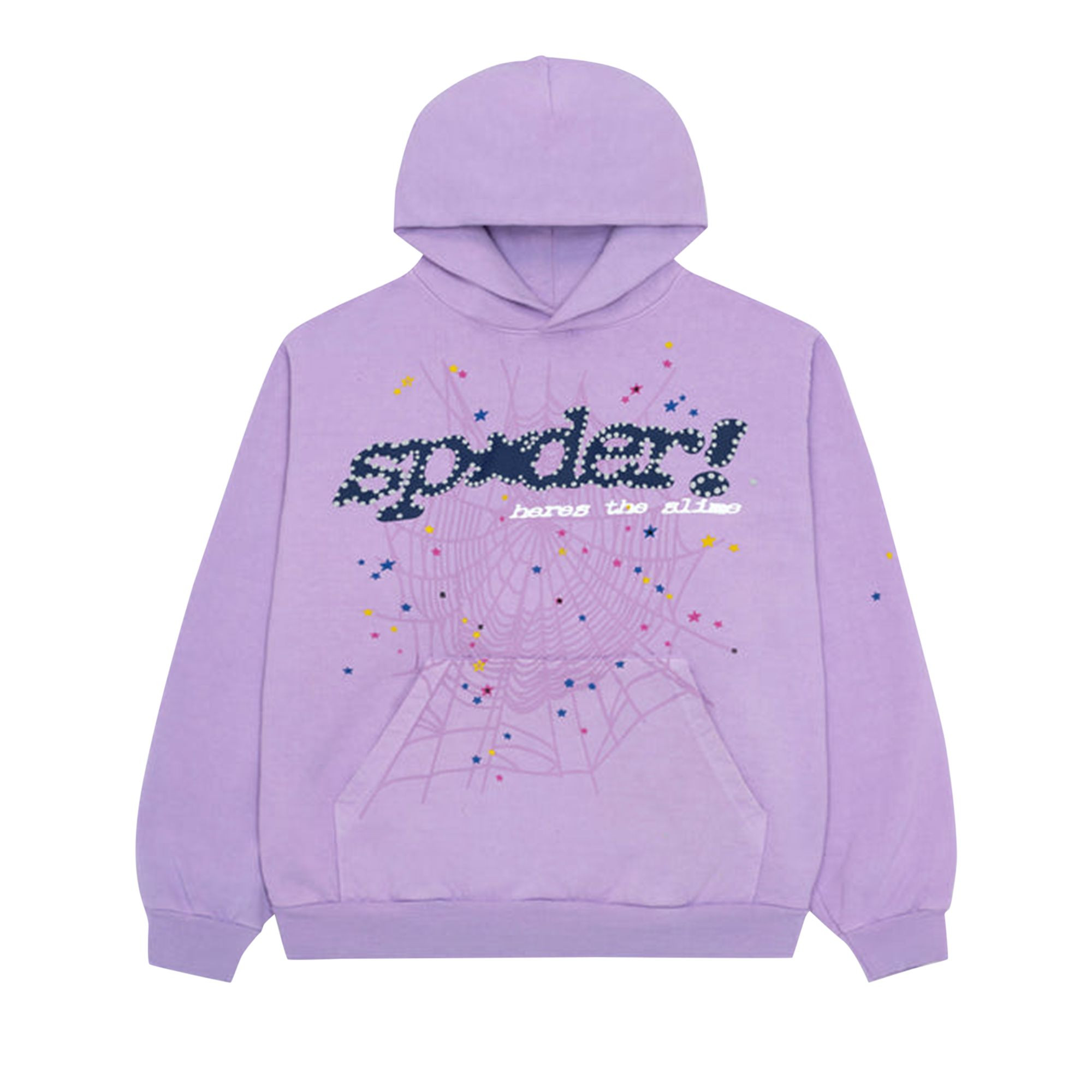 Sp5der Açaí Hoodie 'Purple' | GOAT