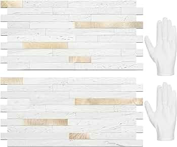 STICKGOO 20 hojas de azulejos autoadhesivos para salpicaduras para cocina y baño, aspecto de are... | Amazon (US)
