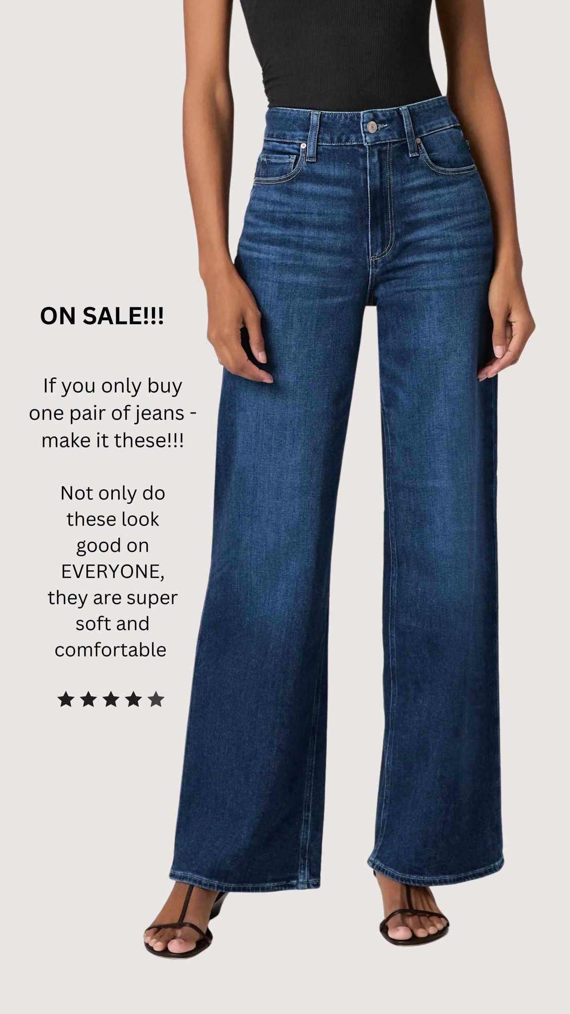 If you only buy ONE pair of jeans … MAKE IT THESE!!! 🌟🌟🌟🌟🌟 

After 25 years as Nordstrom buyer and personal stylist - I can confidently say these are my highest recommendation when it comes to jeans! 

The fit is so flattering, they’re super soft, and have the perfect amount of stretch (but no sag). Oh, and they look good on EVERYONE! 

Trust me - you cannot go wrong with these! 

Fit runs true to size. If between sizes, size down.

I’m linking multiple washes I love, but this exact pair is the first link 🌟🌟

#LTKOver40 #LTKSeasonal #LTKootd