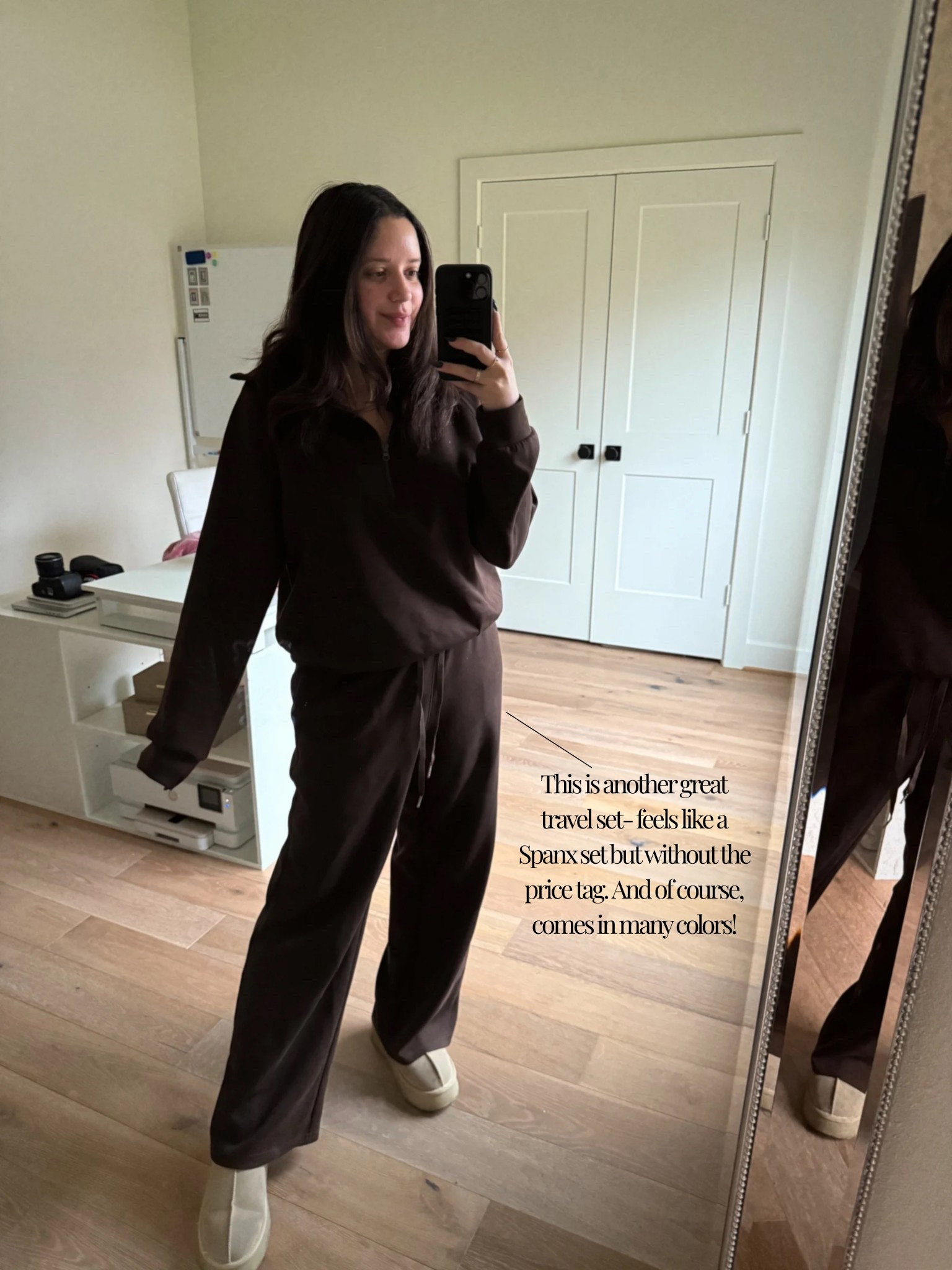 Spanx dupe | travel set | brown lounge set 

Size up for a more relaxed fit 



#LTKCyberWeek #LTKTravel #LTKootd