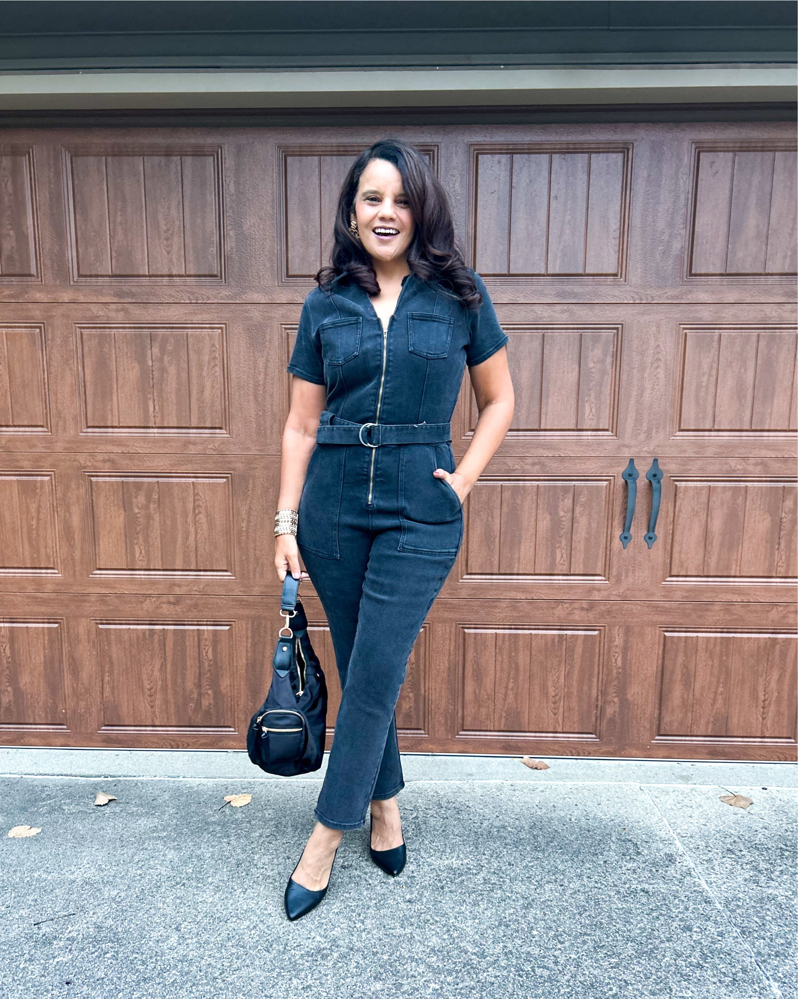 Obsessed with these black denim jumpsuit this for and quality is amazing and under $35 #denimjumpsuit #blackdenim #midsizefashion #fashionover40 

#LTKFindsUnder50 #LTKSaleAlert #LTKMidsize