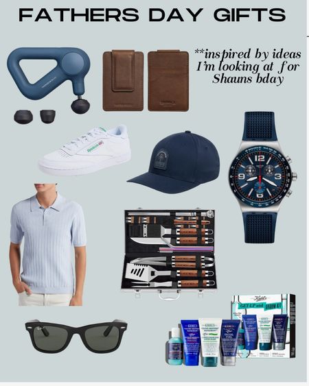 Shaun’s birthday is coming up as well as Father’s Day so I’m starting to search for hubby gifts (guy gifts in general) here are some ideas I’ve had so far! Honestly can never go wrong with a nice polo and new shoes!

#LTKGiftGuide #LTKmens #LTKfindsunder100