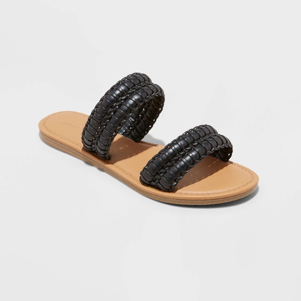Women's Kimmy Slide Sandals - Universal Thread Black 7.5 | Target