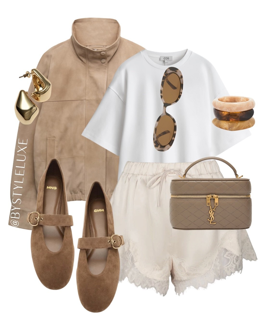 LACE SHORTS - Styling on trend ecru lace shorts with a suede jacket for a cool girl vibe 

#jacket #shorts #tshirt

#LTKsummer #LTKspring #LTKeurope