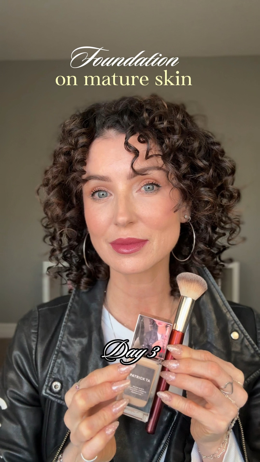 
Foundation on Mature Skin - Day 3 
Today we’re using the Patrick Ta Hydra-Luxe…and it’s giving all that glow without the grease! 

What I like about it:
• Triple hyaluronic acid = instant plump
• Glycerin + squalane = glow without greasiness
• Light–medium coverage that evens things out and you can build it up if you want more 
• Still lets your freckles + real skin live their best life

It’s giving soft, hydrated, “I slept eight hours” energy… even if I absolutely didn’t.
Shade 10 neutral 

#LTKOver40 #LTKBeauty