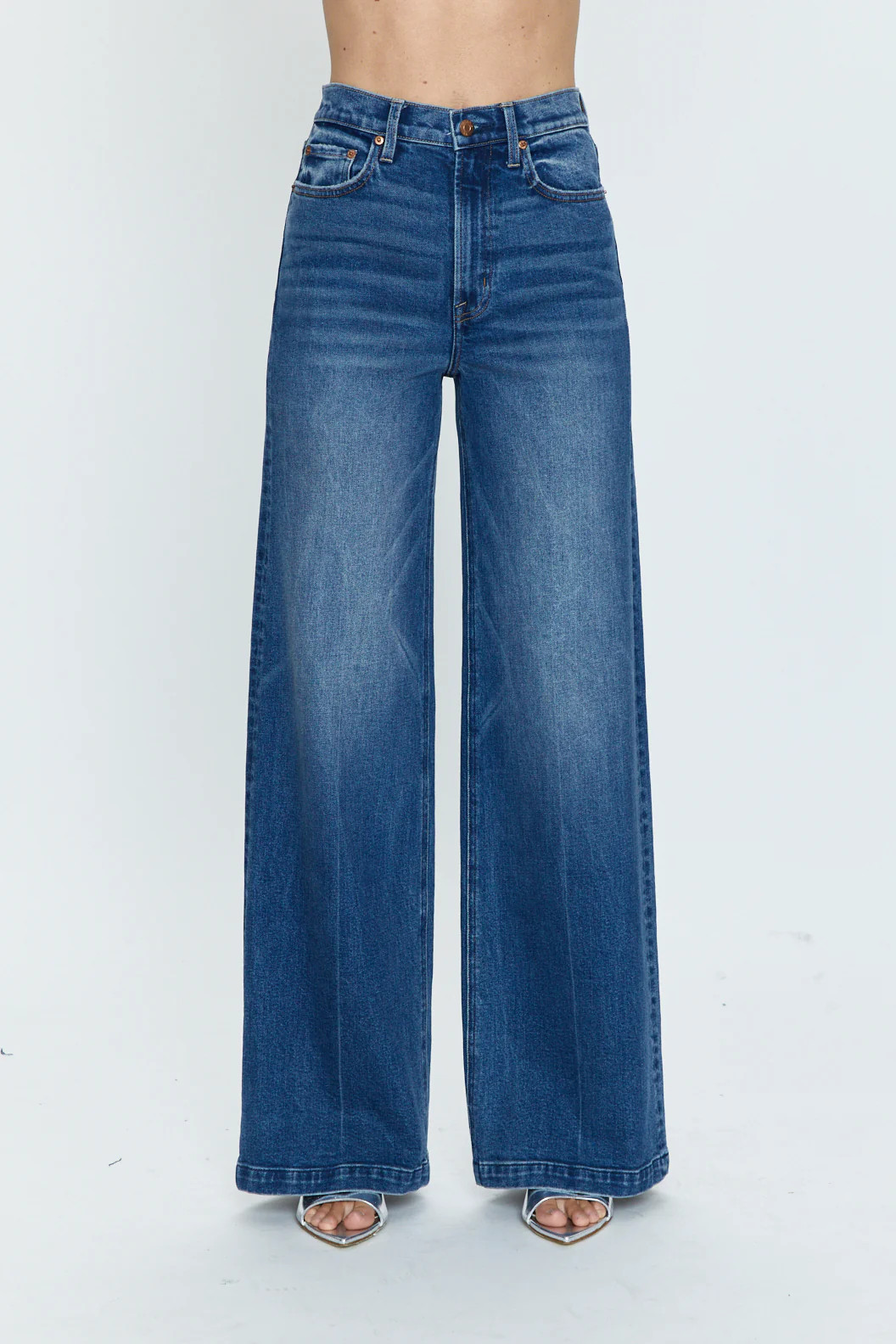 Lana High Rise Wide Leg - Cider | Pistola Denim