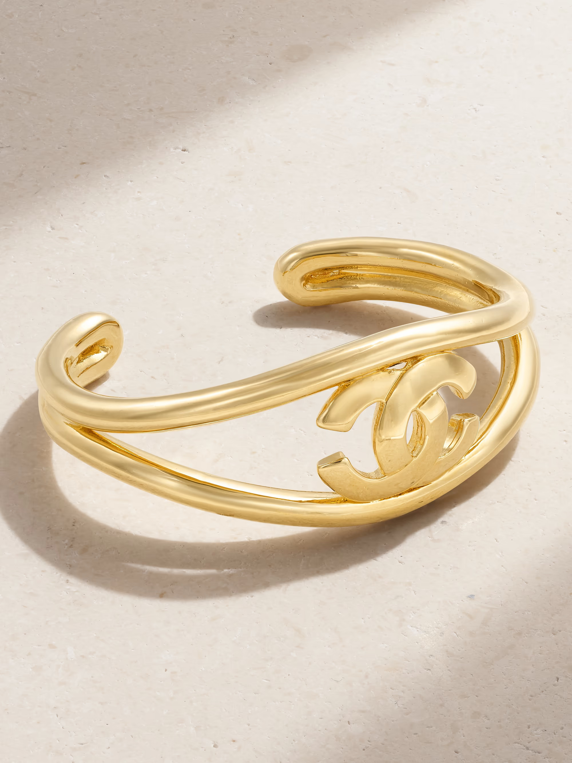Gold-plated cuff | NET-A-PORTER (UK & EU)