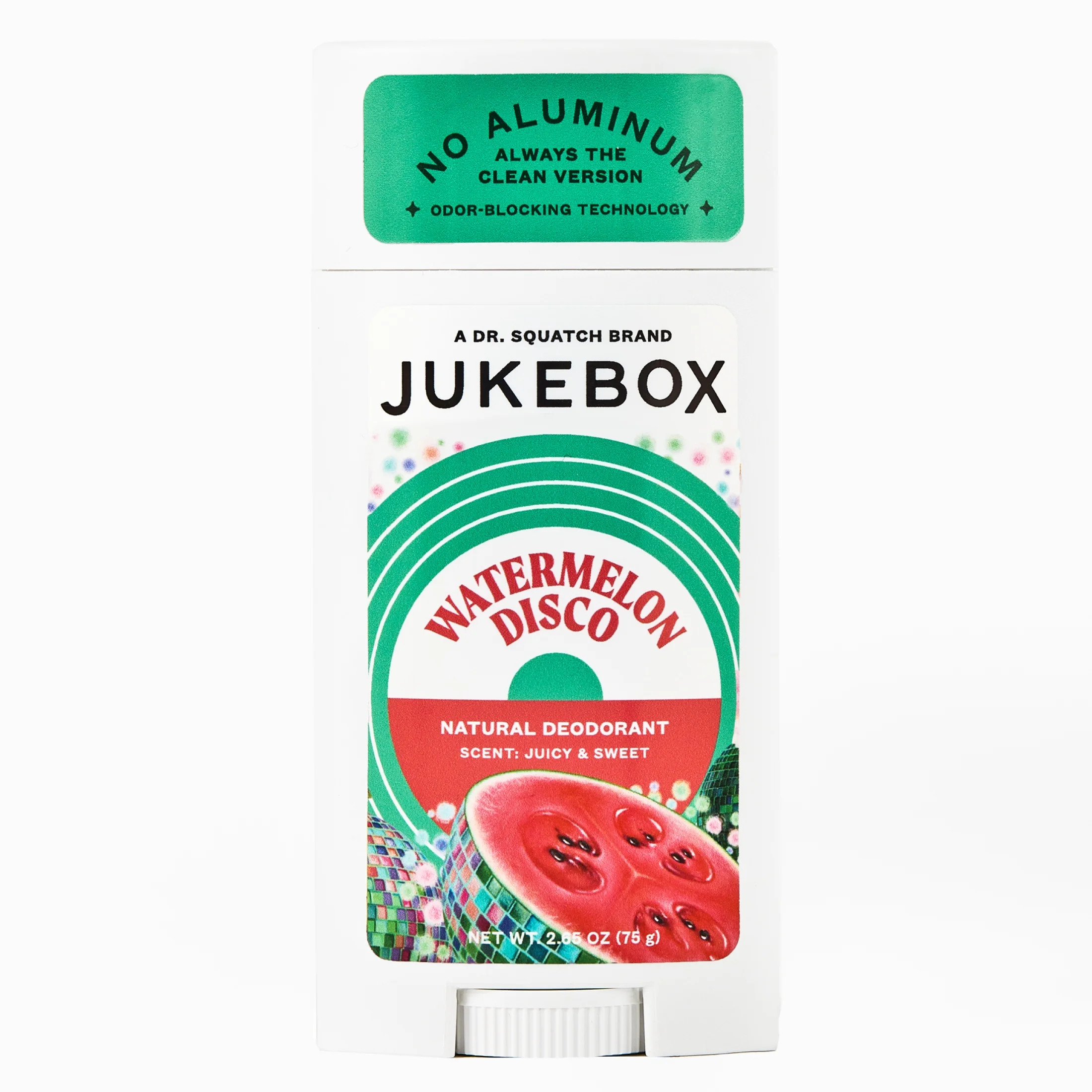 Jukebox Watermelon Disco Natural Deodorant Aluminum Free Deodorant for Women, 2.65 oz | Walmart (US)