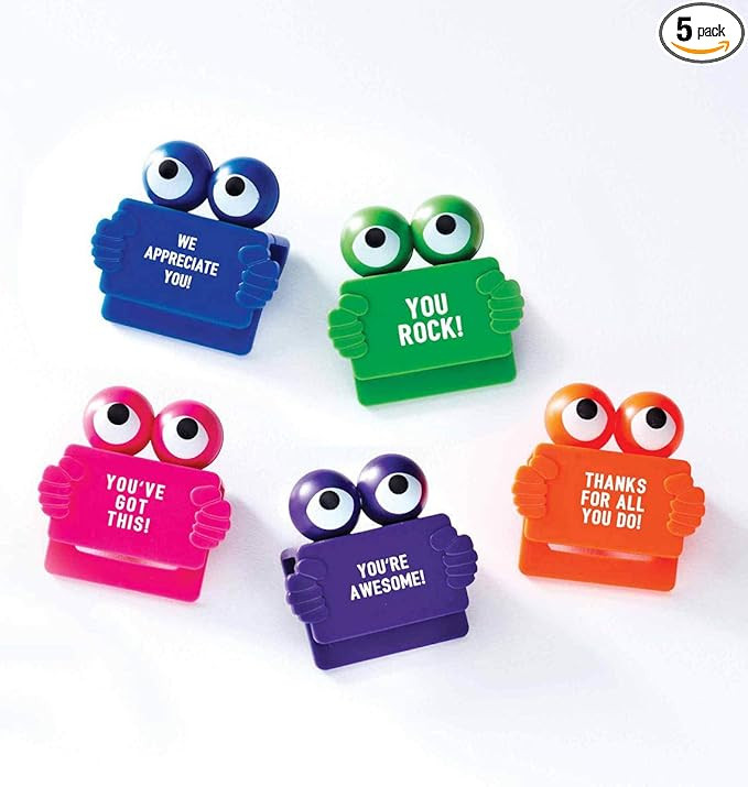 Cheersville! 5 Pack Web Cam Privacy Cover Fun Googly Eyes, Desk Accessories, Laptop Camera Assort... | Amazon (US)