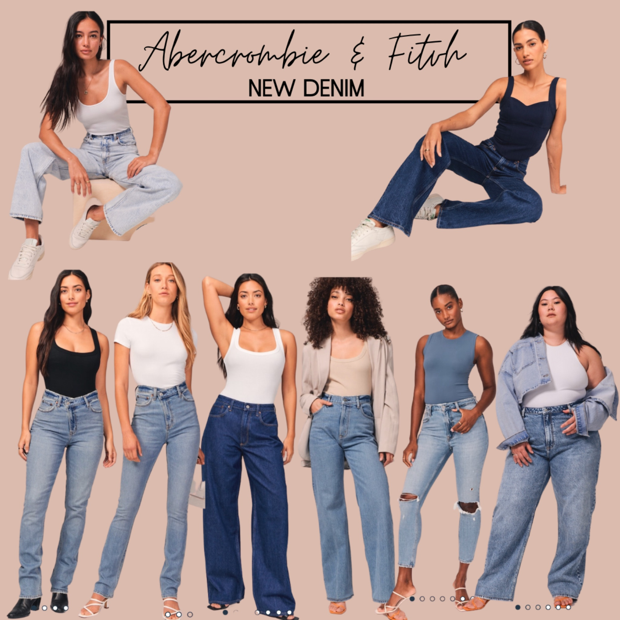 New Denim with Abercrombie & Fitch

Women’s Jeans, mom jeans, curvy jeans, 90’s Jeans, relaxed fit jeans, mid rise jeans, high waisted jeans

#LTKcurves #LTKsalealert #LTKSale