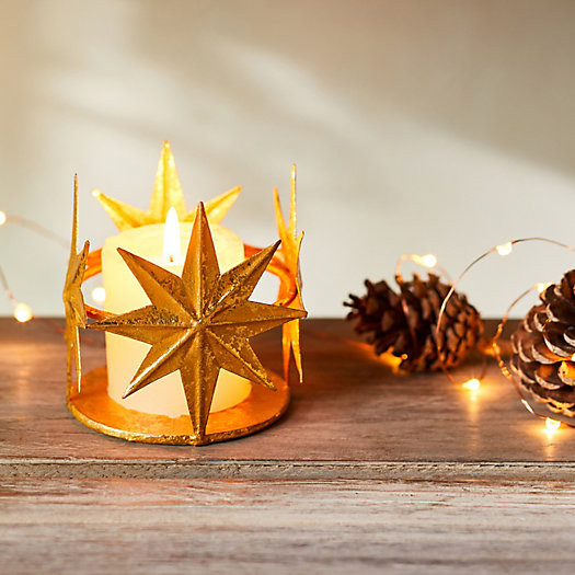 Starry Embossed Iron Votive | Terrain