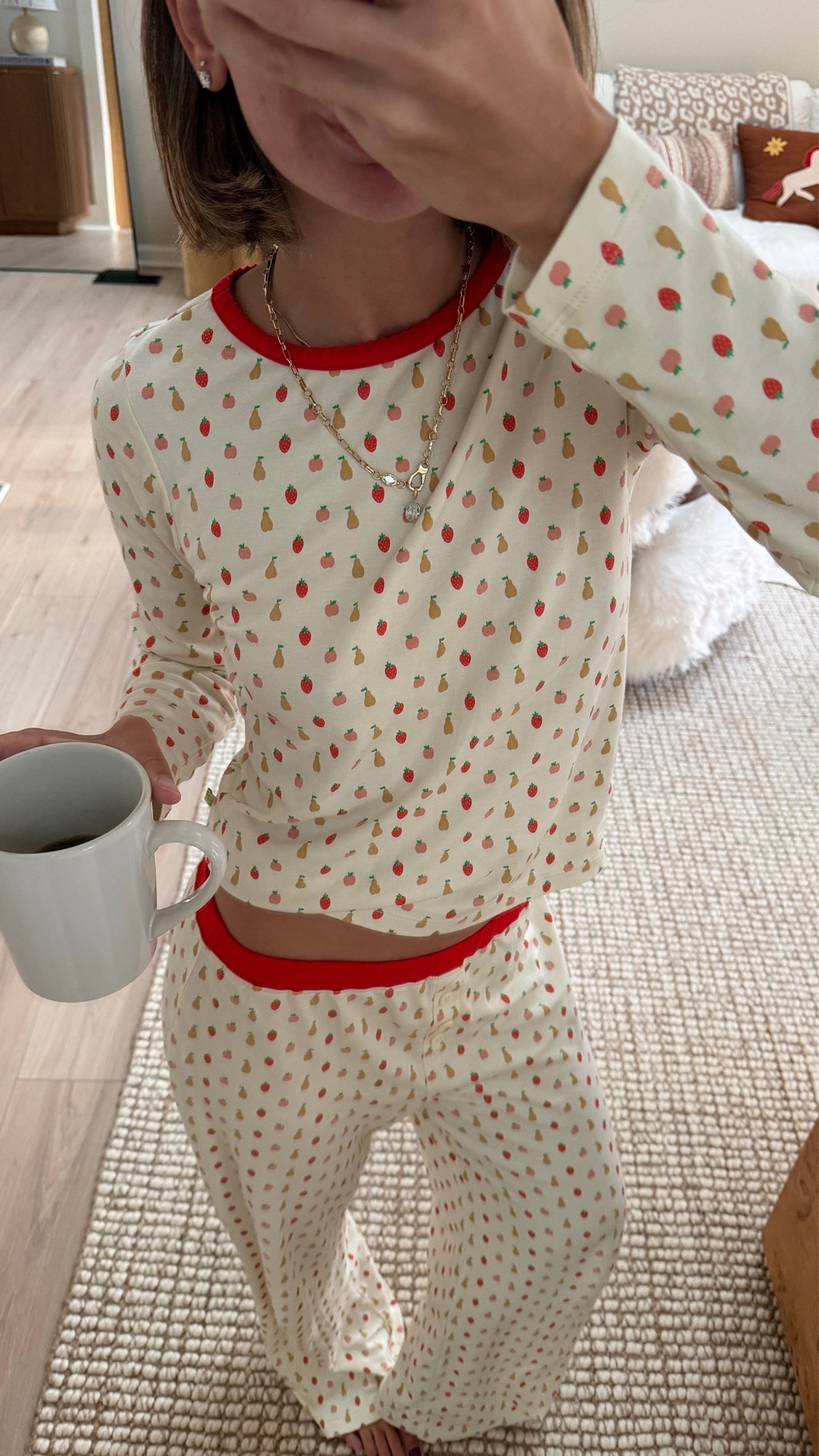 I wear XS/P in Cozyland pjs!