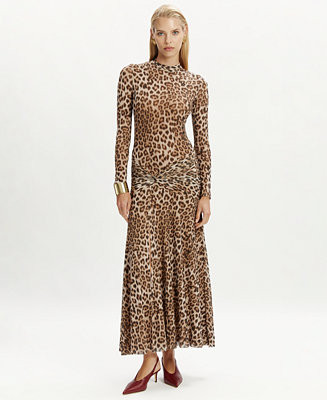 Women's Long Sleeves Printed Shift Dress | Macy's