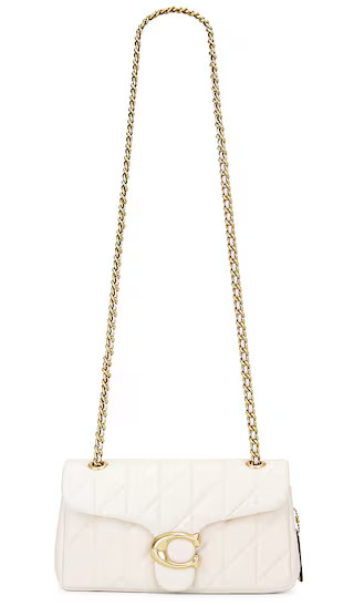 Coach Quilted Tabby Shoulder Bag in White. | Revolve Clothing (Global)