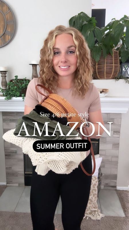 Elevated summer outfit with olive green linen shorts (these are from a 2 piece set, size up if in between sizes) a black crop tank top, knit cardigan, and round rattan bag. 

// Summer outfits 2024, mom outfit ideas, summer sandals, summer outfit amazon, Amazon outfit ideas, casual outfit ideas, spring outfit inspo, casual fashion, amazon summer fashion, amazon casual outfit, cute casual outfit, outfit inspo, outfits amazon, outfit ideas, amazon shoes, Amazon bag, purse, size 4-6, casual summer outfits, casual outfit ideas everyday, summer fashion #ltkfindsunder100 #ltksalealert

#LTKitbag #LTKfindsunder50 #LTKstyletip