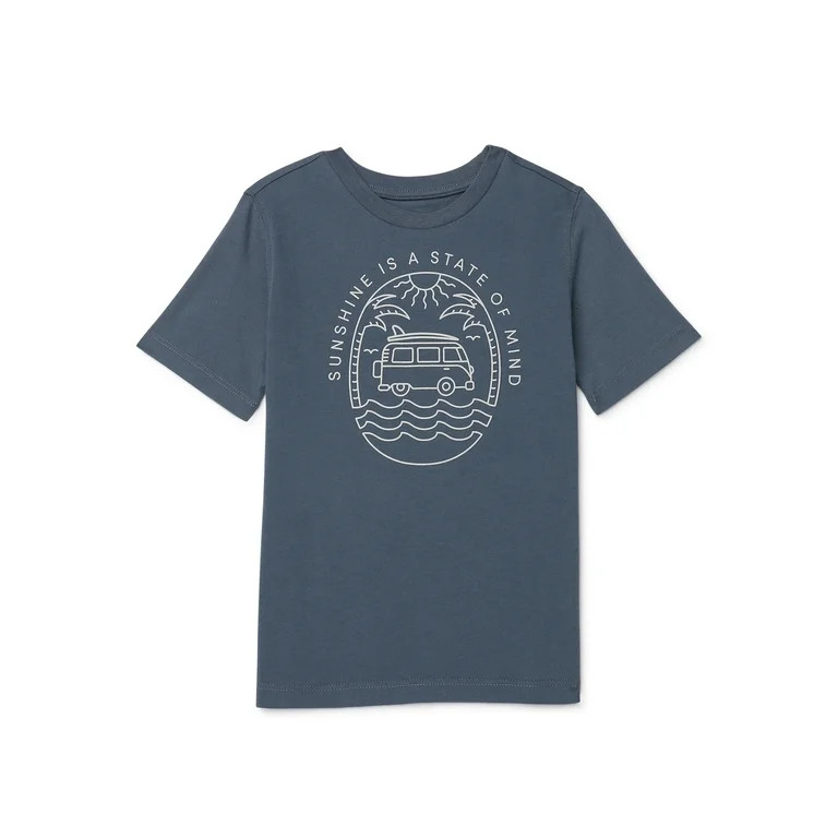 365 Kids from Garanimals Boys Mix and Match Graphic Tee with Short Sleeves, Sizes 4-10 | Walmart (US)