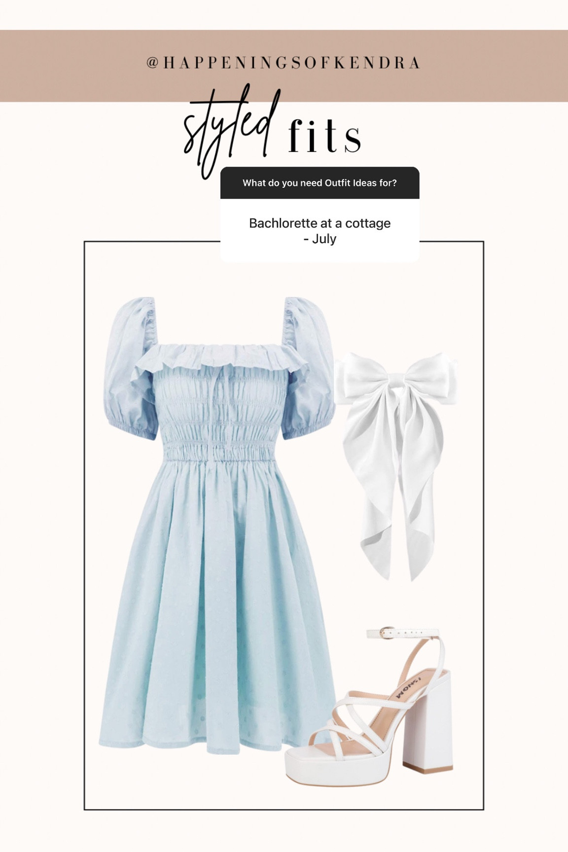 cottage core styled outfit for summer 

#LTKstyletip #LTKshoecrush #LTKunder50