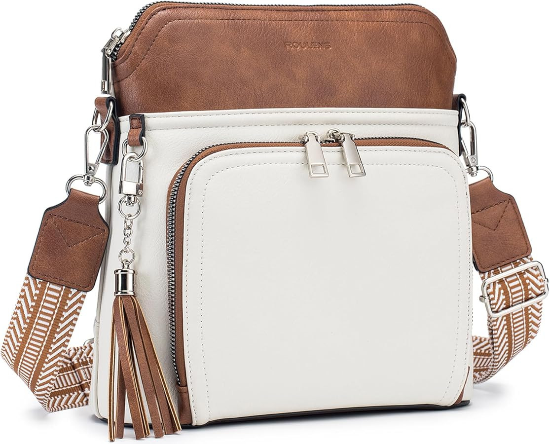 Crossbody Purse for Women,Lightweight Medium Crossbody Bag Soft Leather Women's Shoulder Handbags... | Amazon (US)