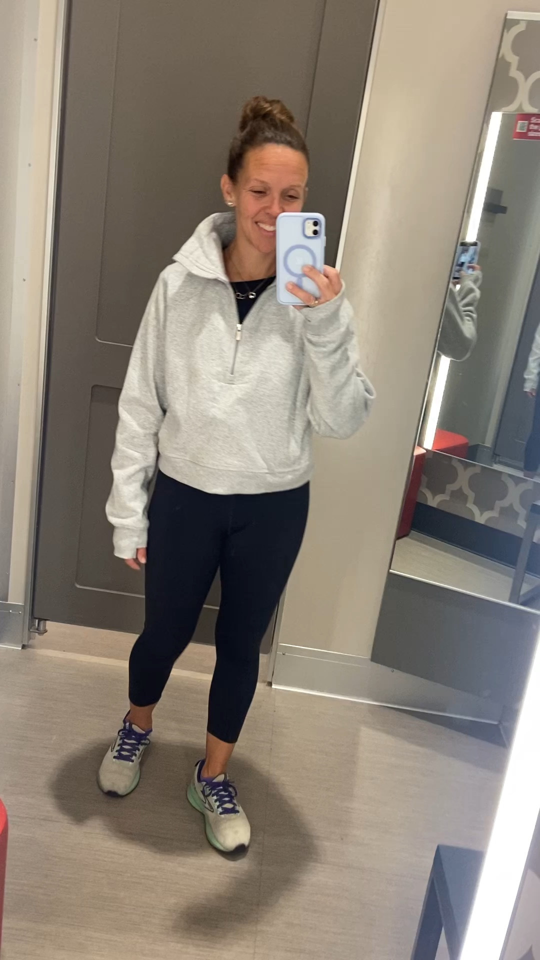 Cropped pullover - wearing a S, liked this sizing over the XS; definitely cozy; a nice lookalike for a pricier athletic brand. There’s also a coordinating girls version and I tagged that as well.  I also tagged a longer version, too.  


#giftforher #designerdupe #target #targetstyle #athleisure #croppedhoodie #teengirl #under25 #budgetfriendly #LTKActive #LTKU #LTKOver40 




#LTKWatchNow #LTKStyleTip #LTKFindsUnder50