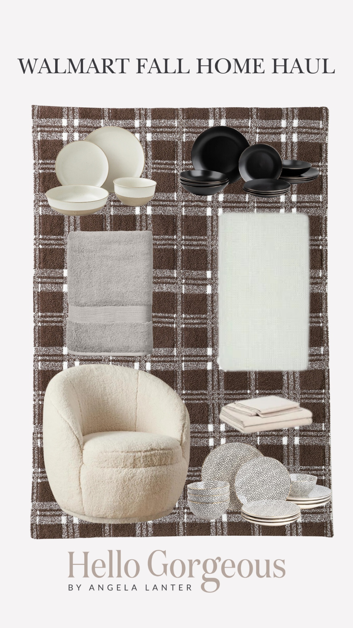 Walmart Fall home haul. The best dishes, kids swivel chair, bathroom necessities and more  

#LTKHome