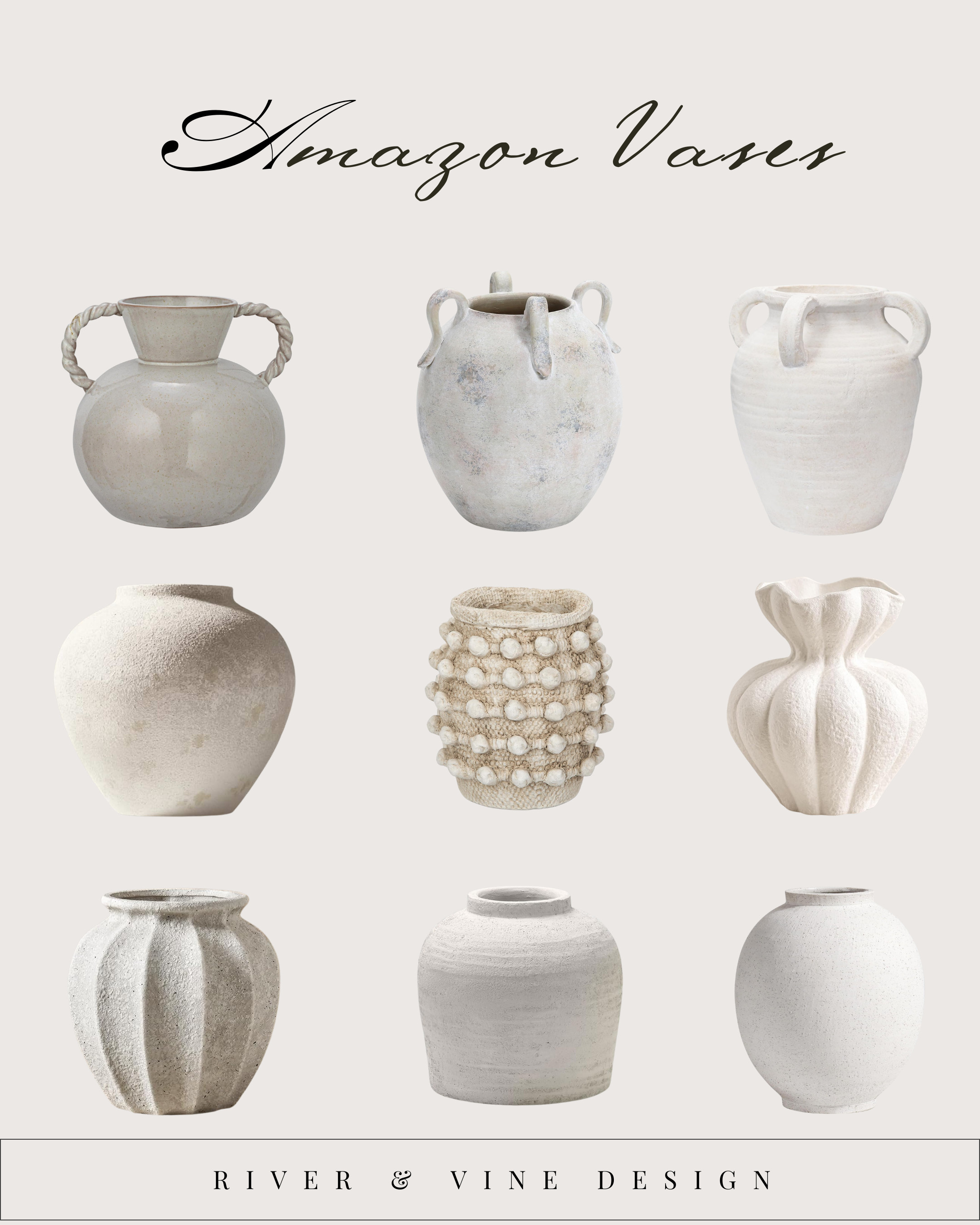 Looking for neutral decor that actually looks good in real life?

These are my go-to Amazon vases for making a room feel finished, layered, and expensive—without spending designer prices.

All linked 🤍 

 #LTKHome