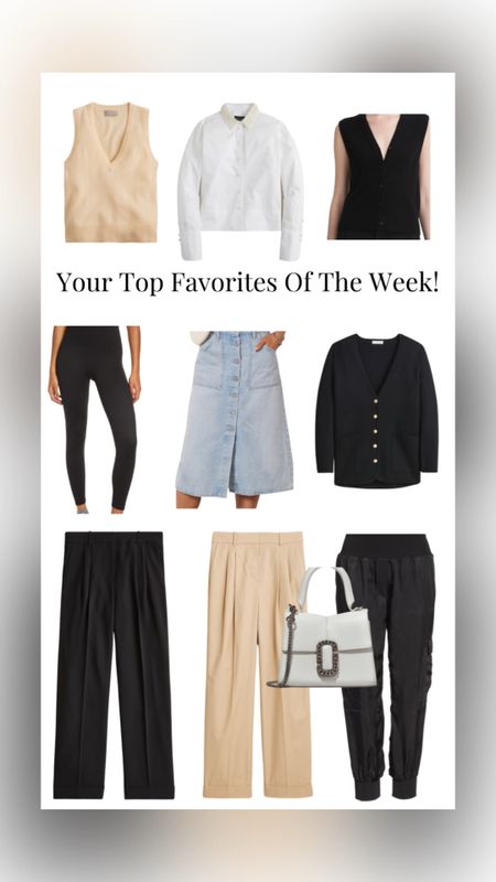 Your favorite items of the week! 
Trousers, leggings, sweater vests, cardigans, and a cute handbag. ❤️

#LTKworkwear #LTKstyletip #LTKunder100