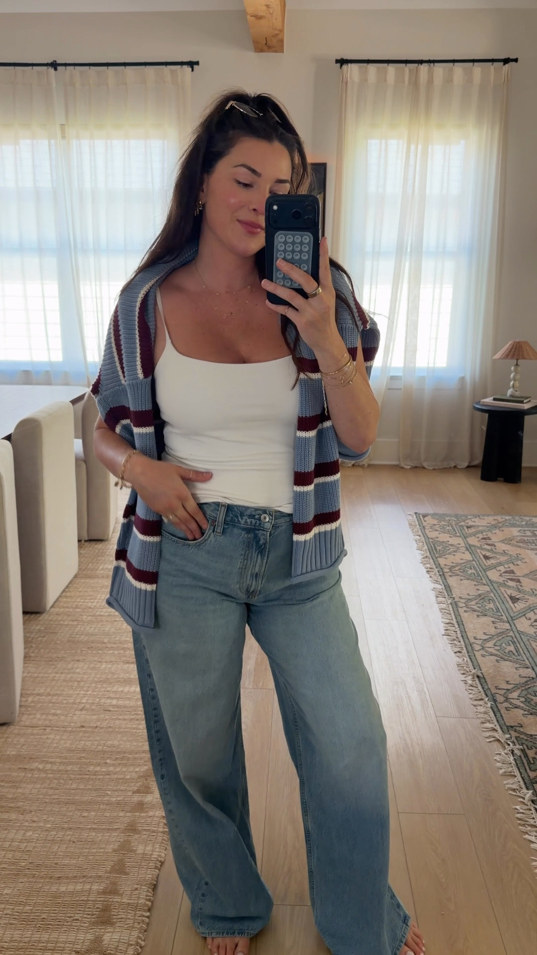 #abercrombiepartner Abercrombie's Iconic Denim assortment is currently on sale!! I'm wearing:
The High Rise Barrel Jean +
The High Rise Wide Leg Jean
The sale is 25-50% Off All Jeans + 20% off almost everything else! You can also STACK code DENIMAF for additional 15% off. 998
Denim Promo: *Offer valid online only August 5, 2026 to August 10, 2026 in US/CA. Excludes clearance. Online price reflects discount. Extra 20% Off: *Offer valid in stores and online August 5, 2026 to August 10, 2026 in US/CA. Exclusions apply as indicated. Online price reflects discount.
Promo Code: *Use code DENIMAF to get an additional 15% off almost everything in stores and online at checkout from August 5, 2026 to August 10, 2026 in US/CA. Exclusions apply. See details