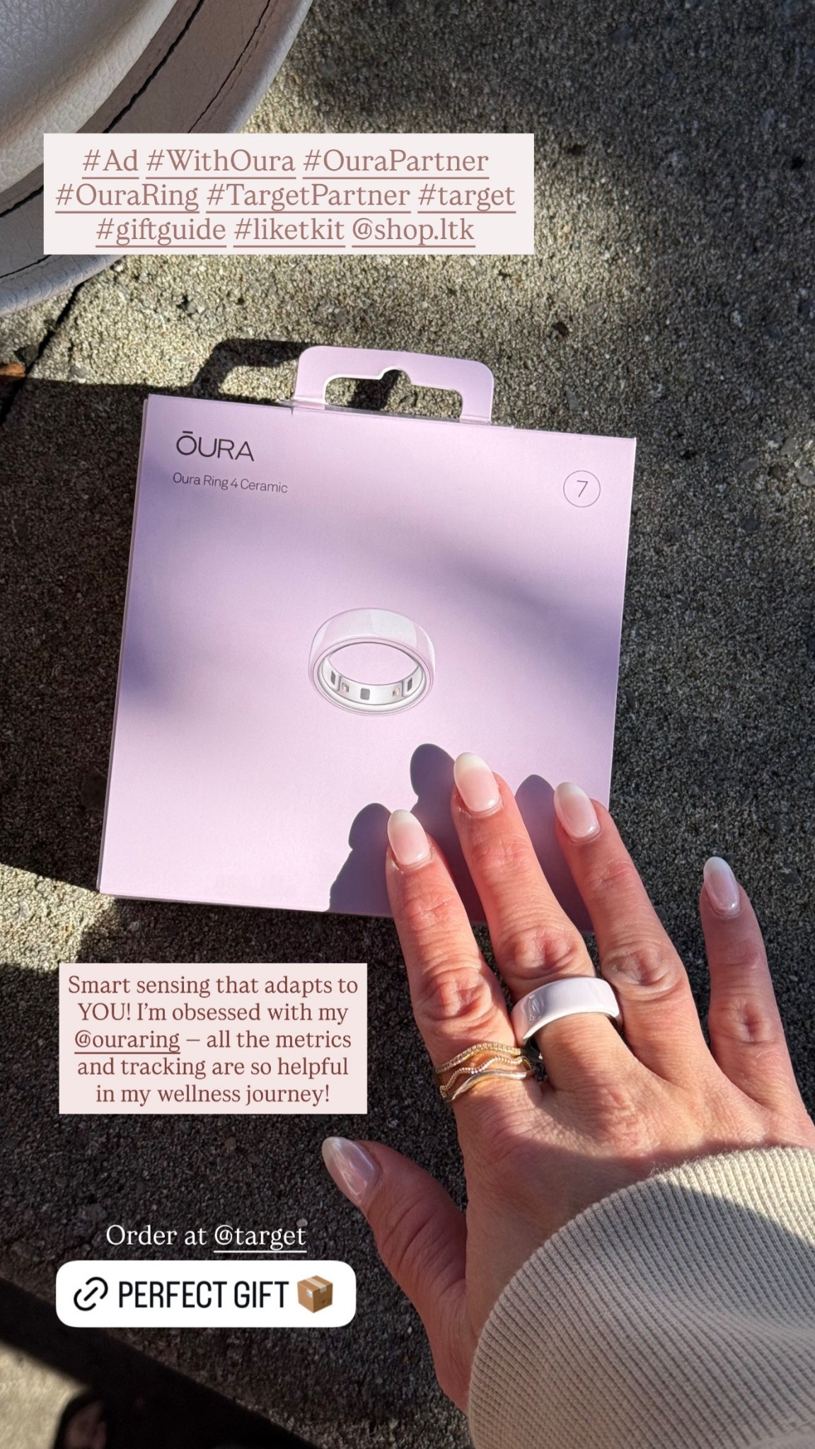 #ad My 2025 favorite product!! Makes the perfect gift for the wellness lover in your life or maybe a little gift to me from me 👀 @ouraring now shoppable at @target! @shop.ltk #WithOura #OuraPartner #OuraRing #TargetPartner #target #giftguide #liketkit

#LTKGiftGuide #LTKselfcare #LTKHoliday