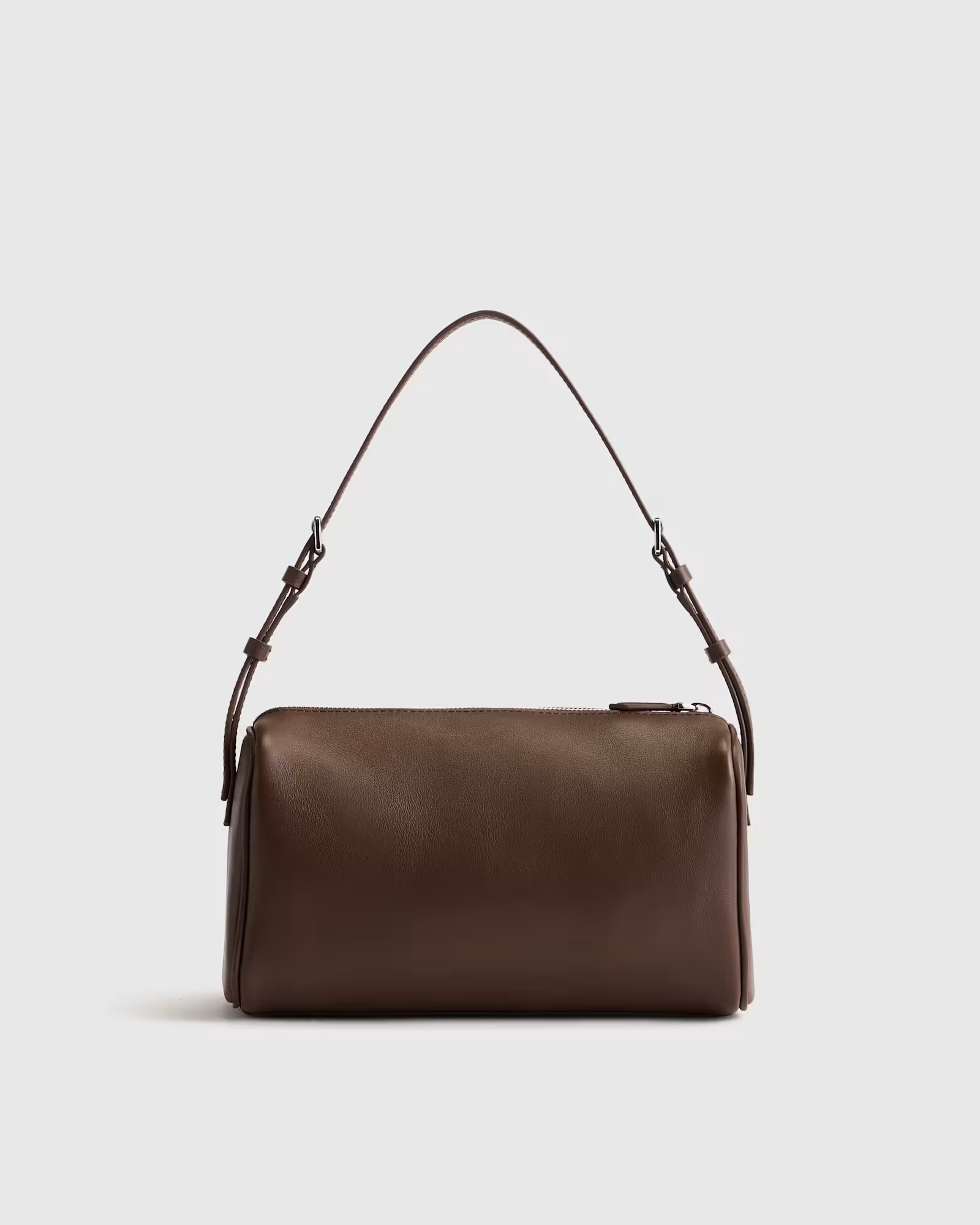 Italian Leather Mini Barrel Shoulder Bag | Quince