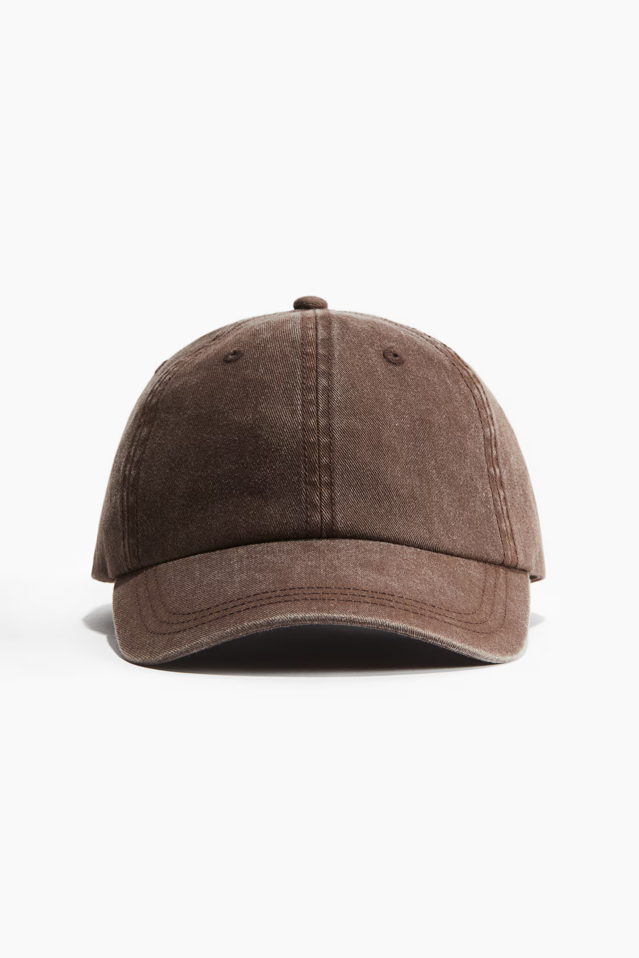 Cotton twill cap - Brown - Ladies | H&M GB | H&M (UK, MY, IN, SG, PH, TW, HK)