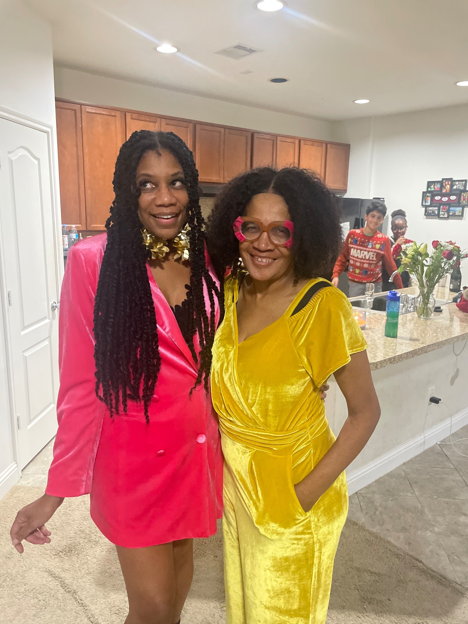 Pink velvet blazer + yellow velvet romper 

#LTKTall #LTKSeasonal #LTKHome