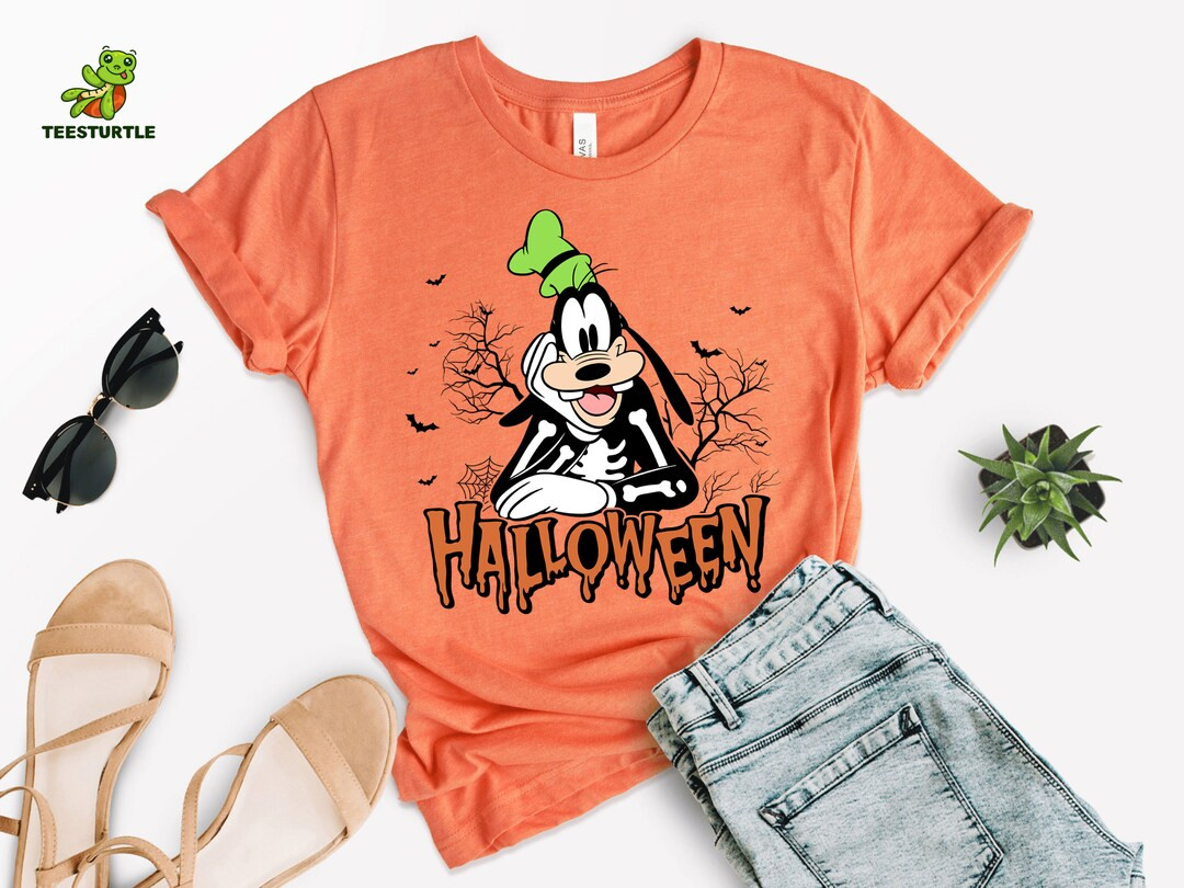 Goofy Skeleton Halloween T-shirt, Goofy Halloween Shirt, Disney Halloween Shirt, Disney Shirt, Go... | Etsy (US)