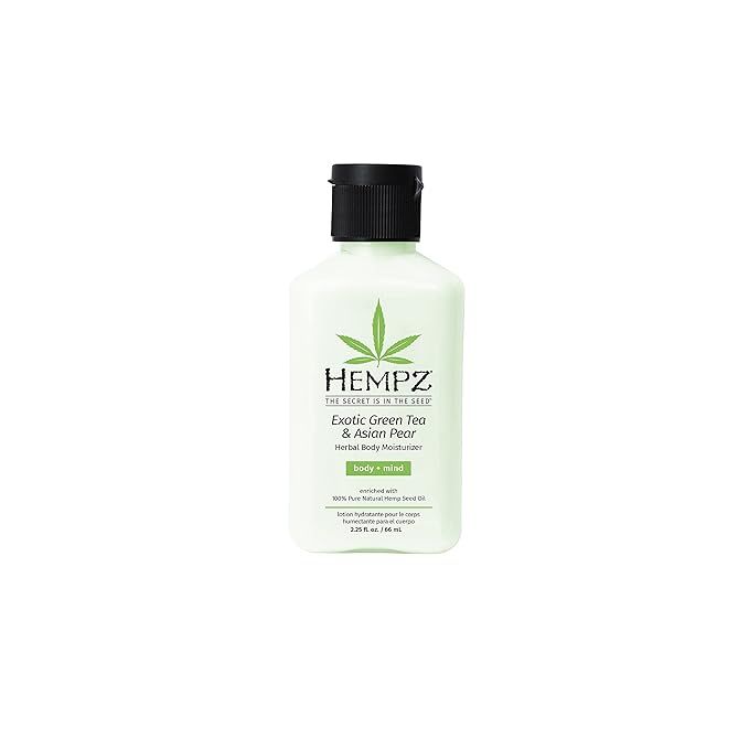 Hempz Exotic Natural Herbal Body Moisturizer with Pure Hemp Seed Oil, Green Tea and Asian Pear, 2... | Amazon (US)
