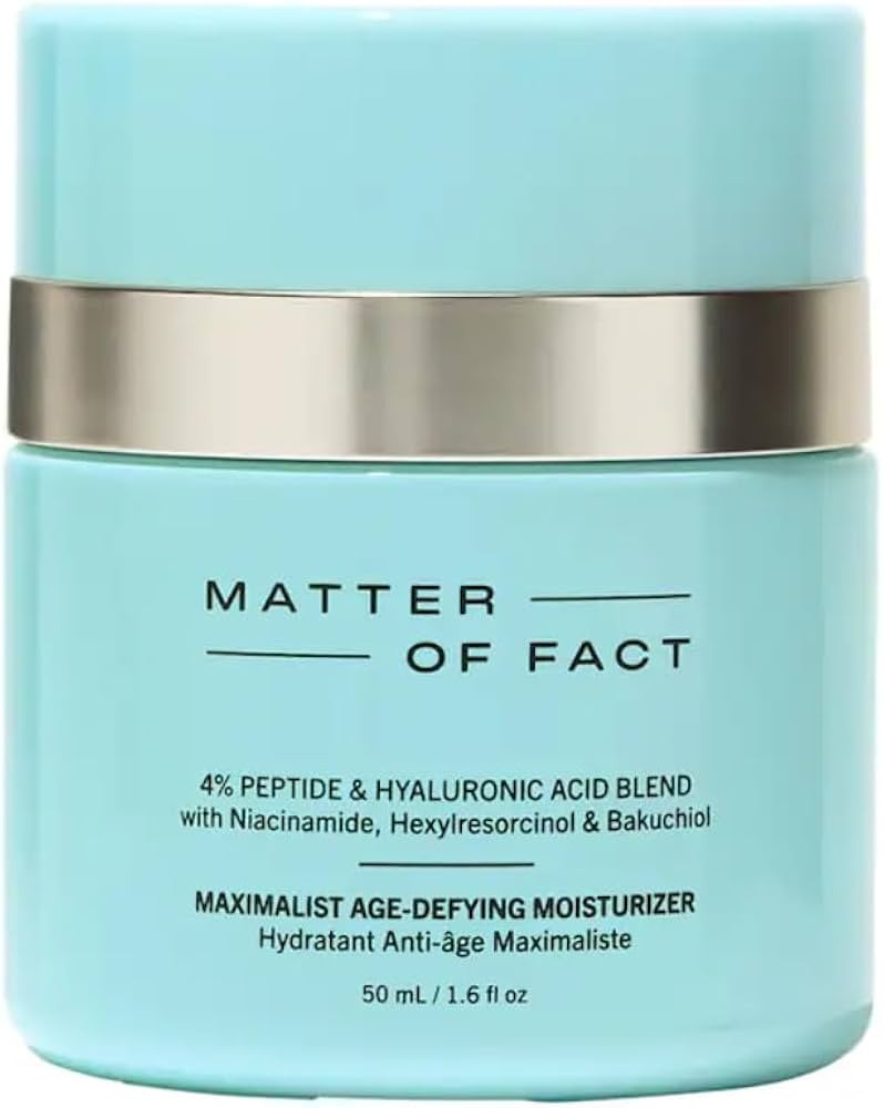MATTER OF FACT MAXIMALIST AGE-DEFYING RICH MOISTURIZER with 4% Peptide & Hyaluronic Acid Blend, W... | Amazon (US)