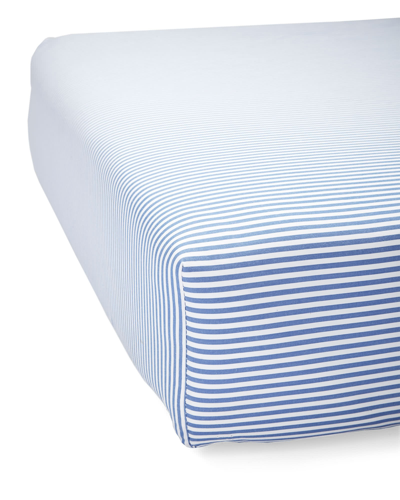 Oxford Stripe Crib Sheet | Serena and Lily