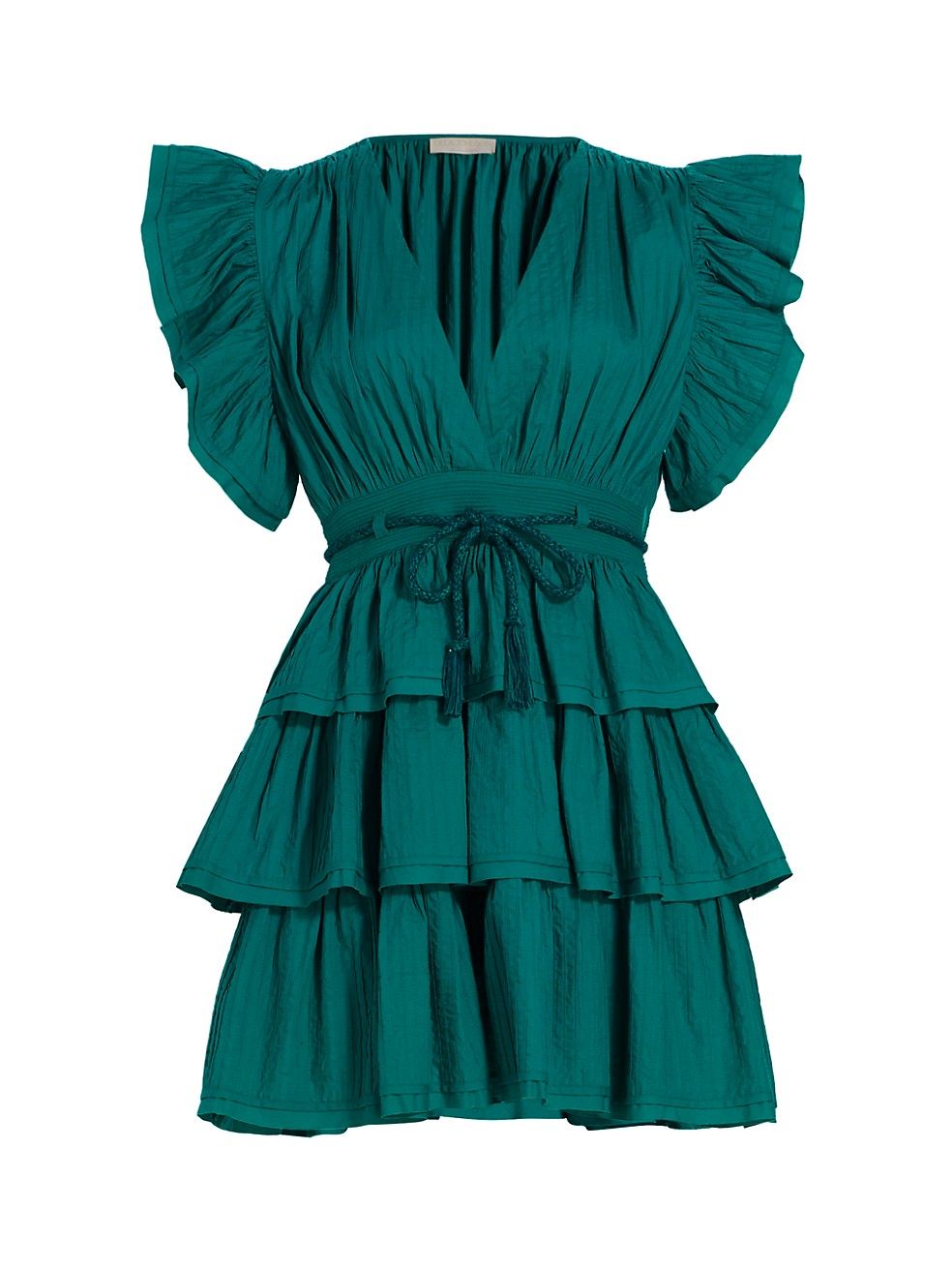 Ulla Johnson Camilla Ruffle Minidress | Saks Fifth Avenue