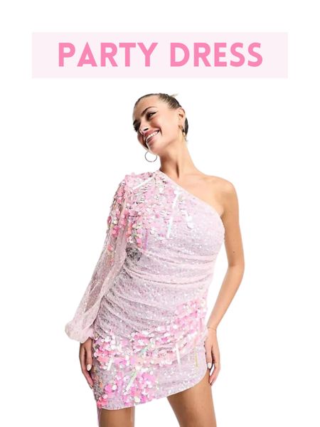 Pink embellished dress. Pink party dress. Sorority party dress. Bachelorette party dress. Eras Tour dress. 

#LTKstyletip #LTKU #LTKparties