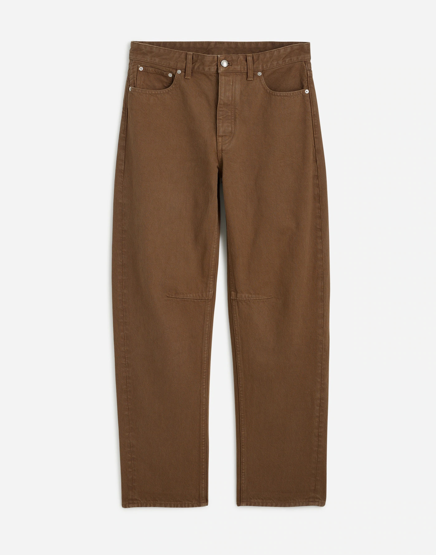 The Darted Barrel-Leg Jean in Garment-Dyed Denim | Madewell