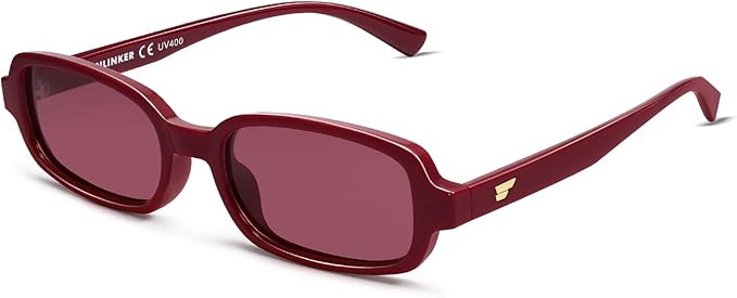 VANLINKER Retro Rectangle Polarized Sunglasses for Women Men Small 90s Style Vintage Trendy Narro... | Amazon (US)