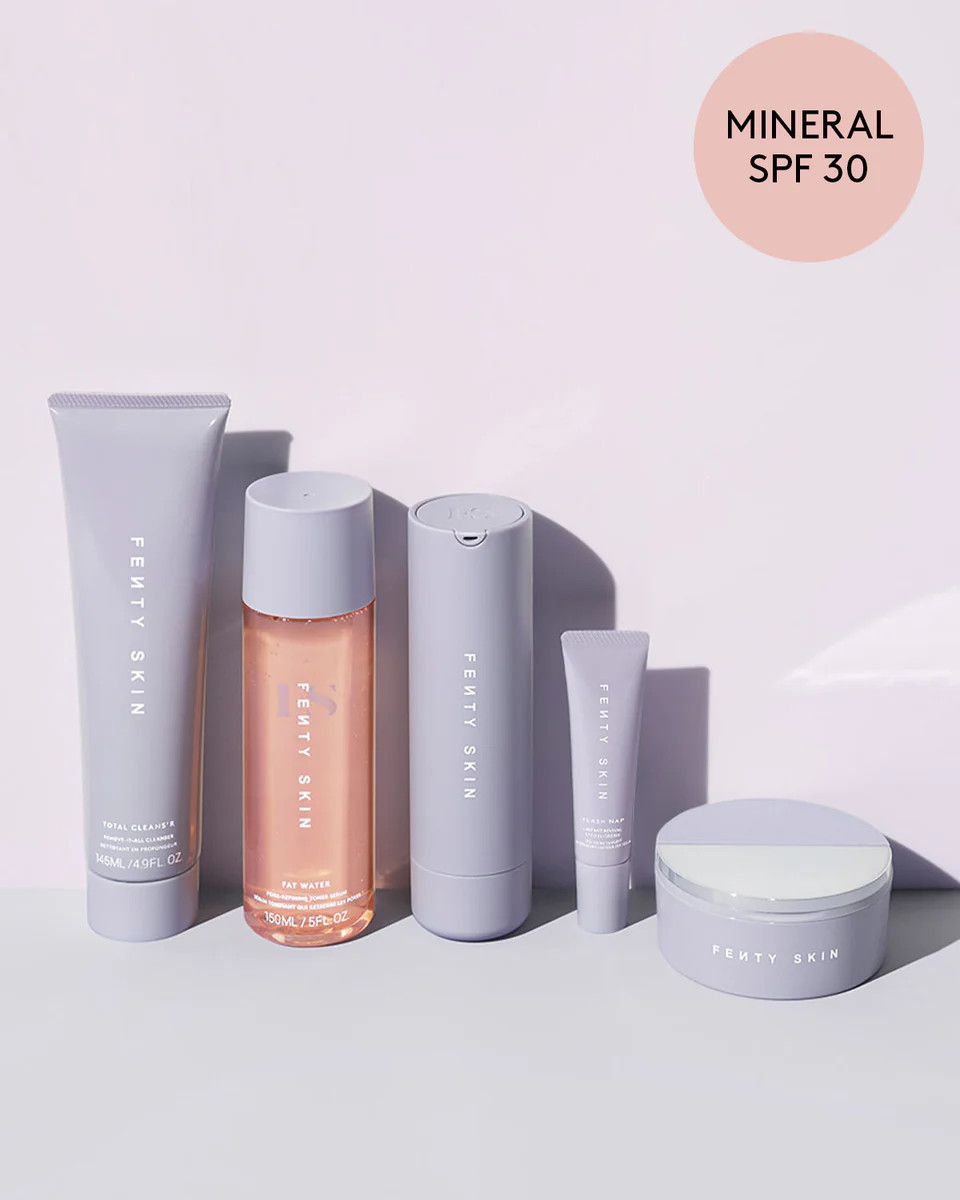 Fenty Skin Vault 5-Piece AM + PM Skincare Essentials with Mineral SPF | Fenty Beauty UK