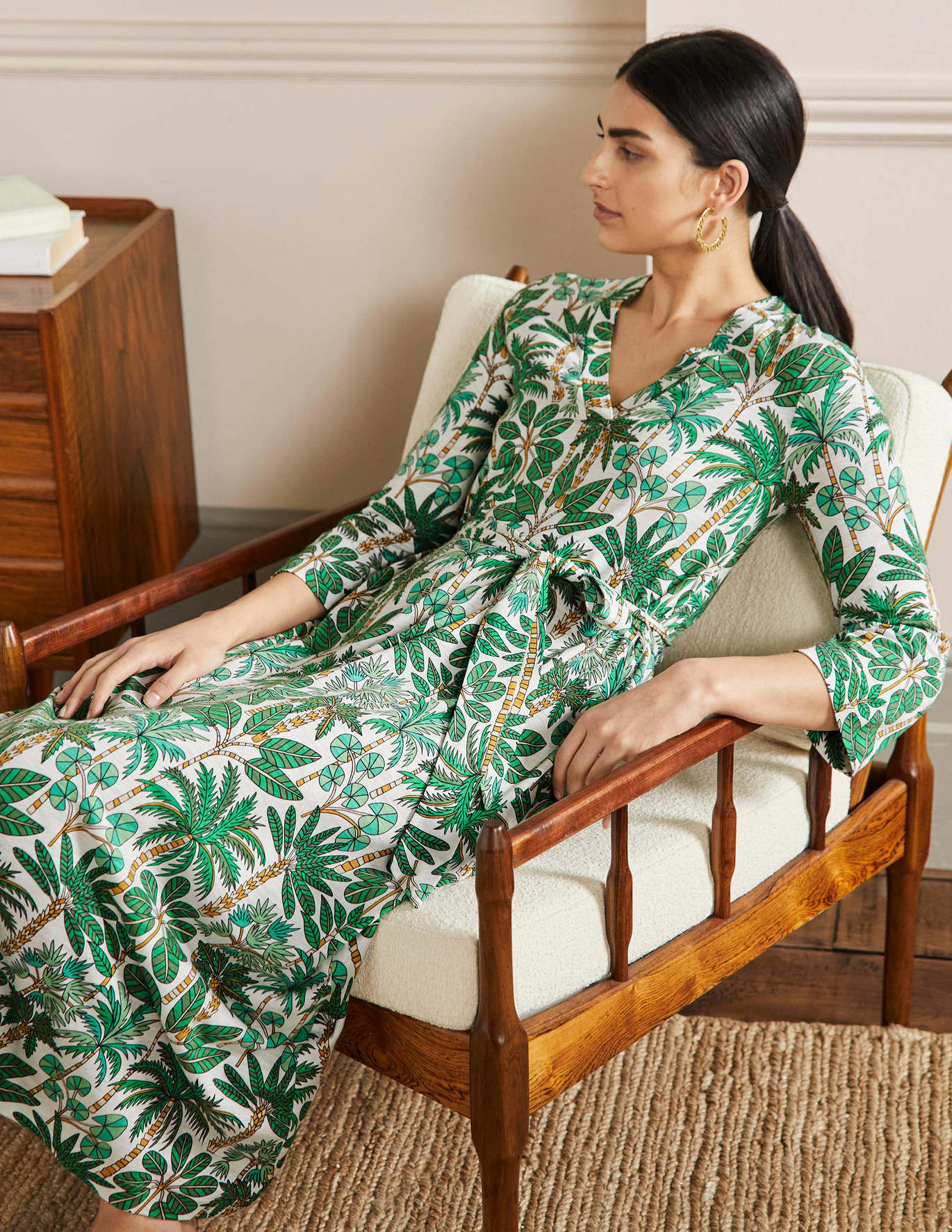 Jersey Kaftan Midi Dress | Boden (US)