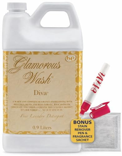 Tyler DIVA Glamorous Wash Laundry Detergent- 32oz - With Olivi Stain Remover Pen - Fresh Scented Sachet - Laundry Detergent - For Washing Clothes, Linen, Lingerie, Expensive Fabric, Sheets | Amazon (US)