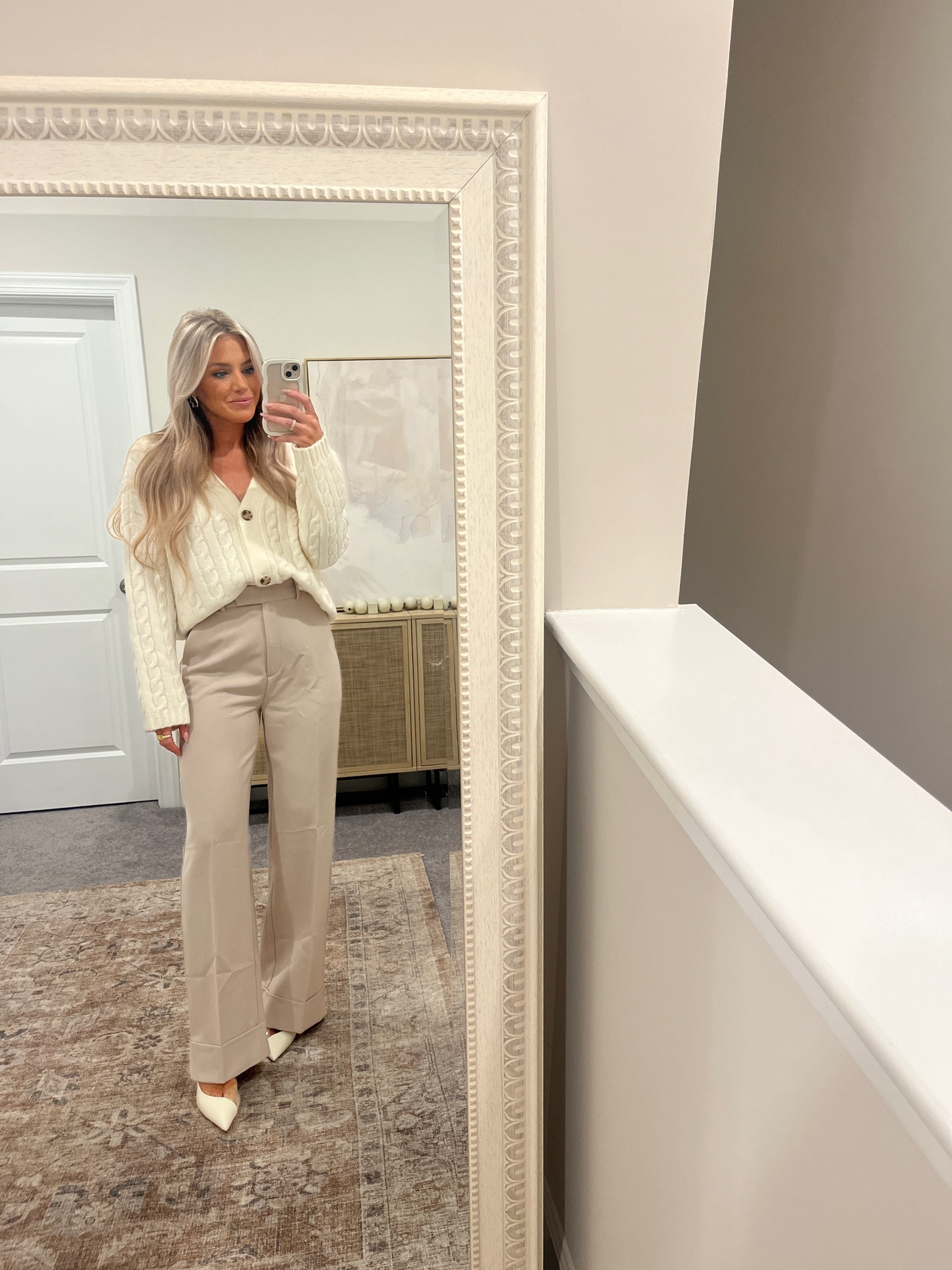 Work outfit inspo. More trousers! Love the cuffed pant on these. They look so sleek! Got my true size 27.

#LTKworkwear #LTKfindsunder100 #LTKstyletip